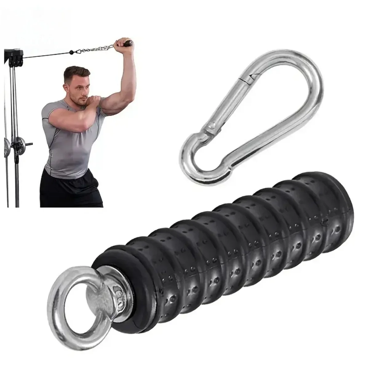 Single-arm handle pull bar handle integrated trainer Pull bar fitness equipment Pull lever handle weight training Dumbbell set