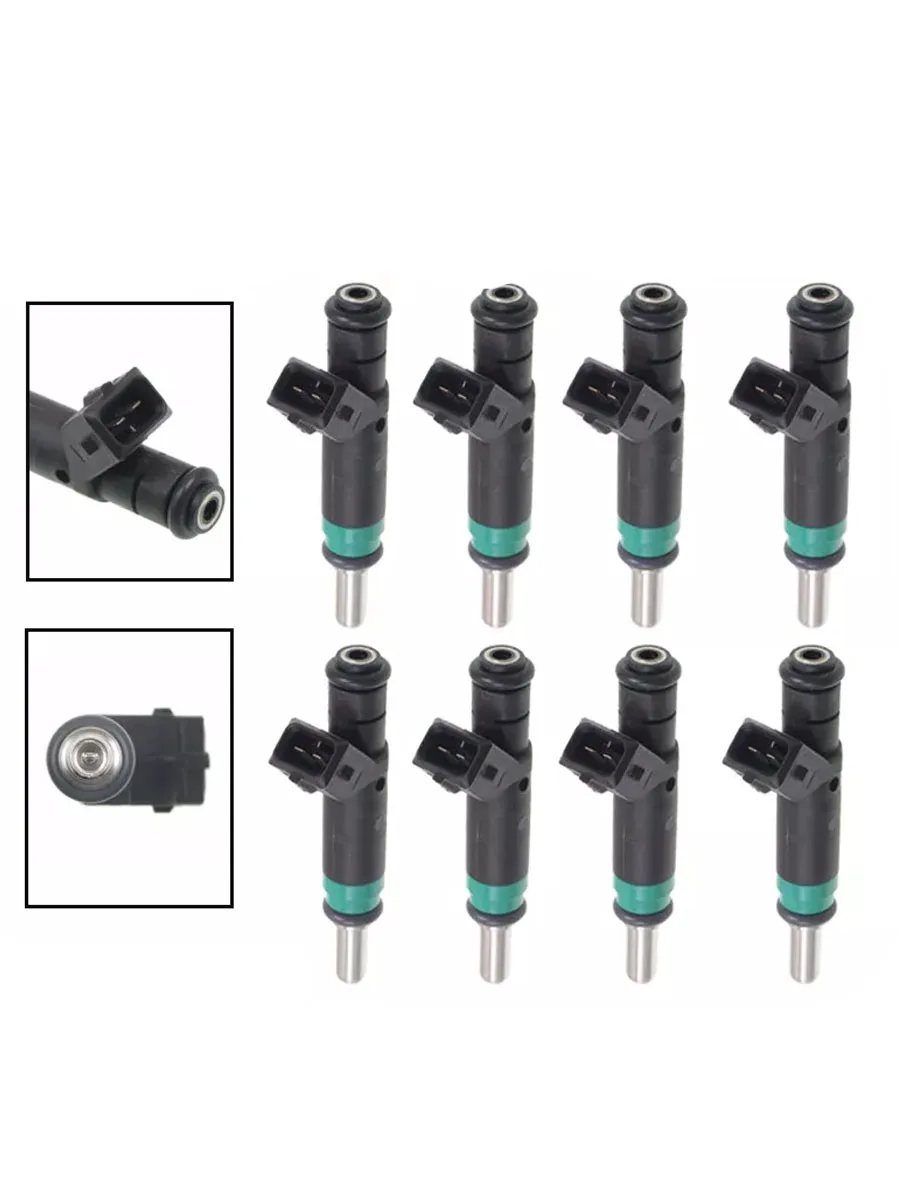 2/8Pcs New Fuel Injector 13647525721 For BMW 545I 550I 645CI 650I 745I 745LI 750I 750LI X5 7525721 FJ739 852-12200 13647523423