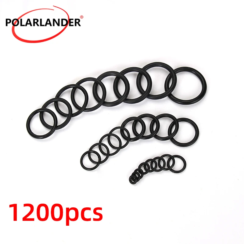 

Комплект уплотнительных колец из нитриловой резины, 24 размера — 1200 шт. уплотнителей для кондиционера для автомобильного и домашнего использования