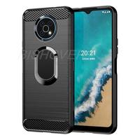 For Nokia G50 Brushed Carbon Fiber Silicone Shockproof Case For Nokia X10 X20 G10 G20 XR20 1.4  6.2 7.2 2.3 Magnetic Stand Cover