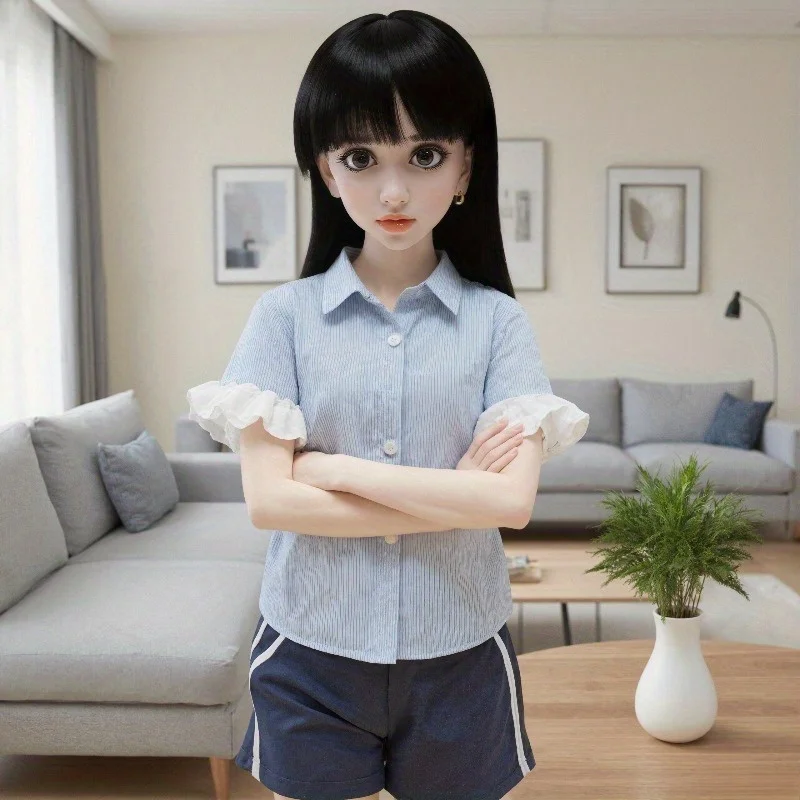

65cm Seamless Movable Figure Collectible Doll, Soft TPE Body with PVC Head & Alloy Skeleton, Realistic Anime Model for Photograp
