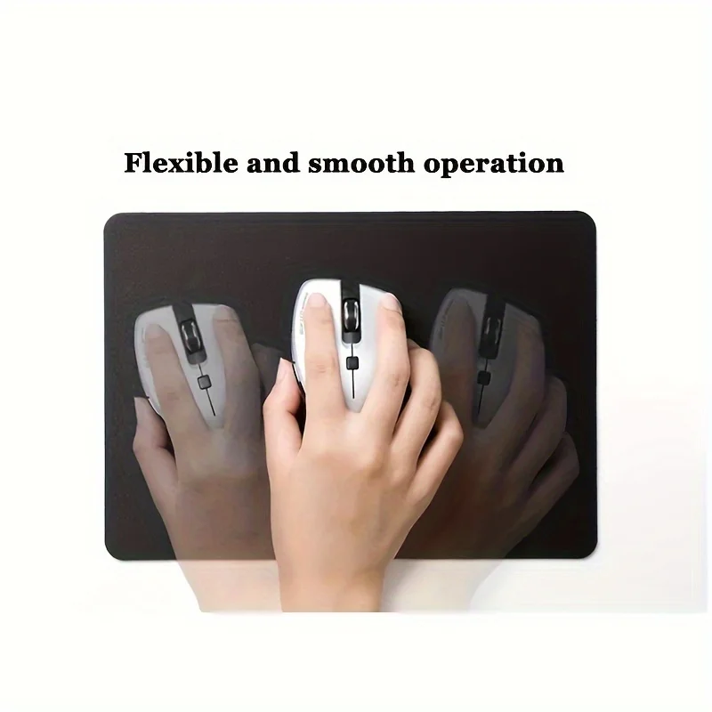 Small mouse pad 180x220x2MM Cute cat paw non-slip rubber base desk mat Office games cartoon animation black desktop accessories