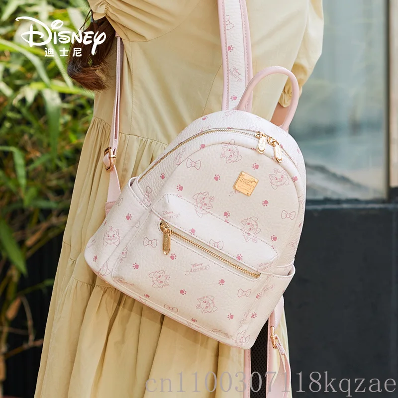 Disney Women Backpack Fashion Large Capacity Light Luxury Travel School Bag Casual Daypack