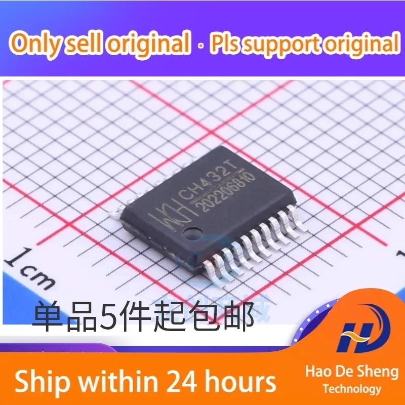 

10PCS/LOT CH432T CH432 SSOP-20 New Original in Stock