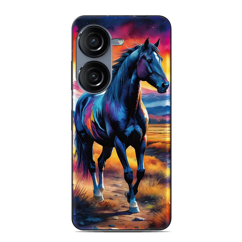 말 동물 디자인 샤오미 14T 포코 C85 C65 X6 M7 C40 C71 F4 M4 레드미 15 15C 13C 12C 10C 4G A5 노트 13 프로 5G 폰 케이스