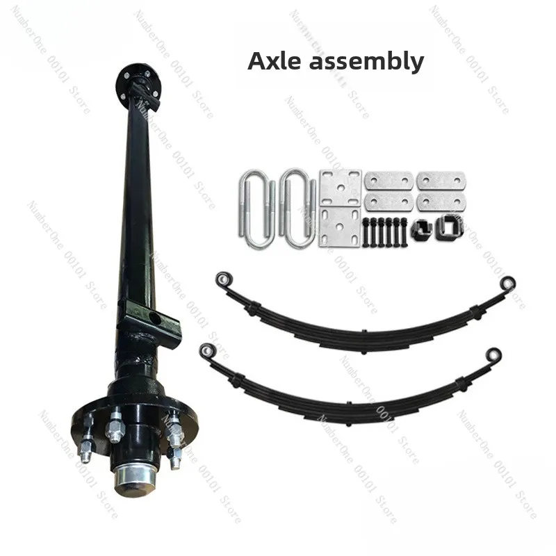 Various specifications of axle assemblies, boat trailer cargo rv camper axle half shaft 5 holes 6 holes 8 holes axle