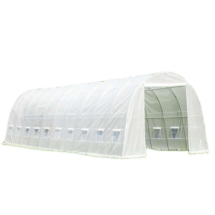 12x3x2m Inflatable Greenhouse Tent Factory Supplied Protective Plants Agricultural Balcony Polytunnel Clear PVC Cover Shed