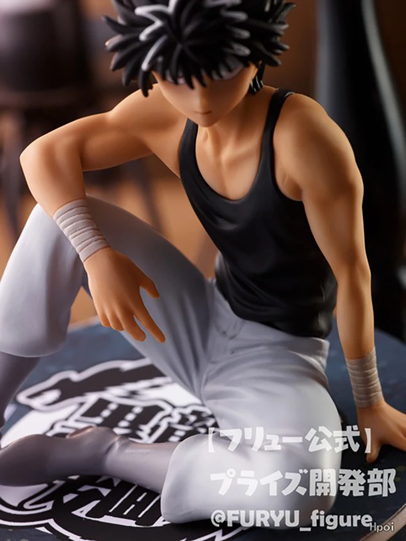 

8.5CM AnimeYu Yu Hakusho Hiei Tenohira Figure Kurama Sitting posture Noodle Stopper Figure Model Toy Doll Aciton Figure