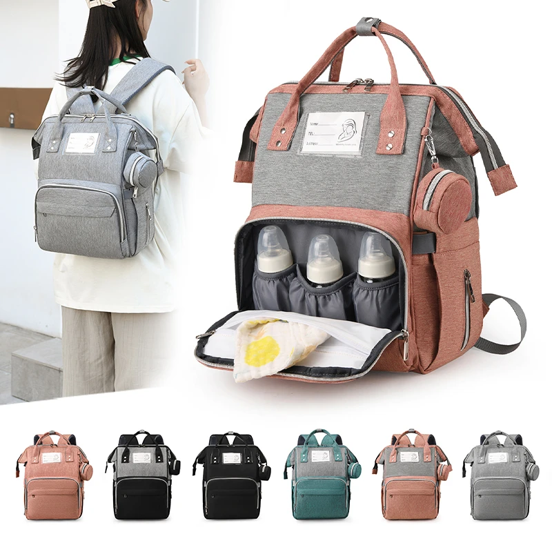 

Baby Diaper Bag Backpack Mummy Maternity Bag Large Capacity Baby Nappy Bag Travel Backpacks for Mom Nursing Baby Mochilas Mujer