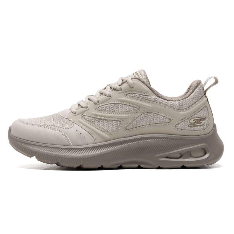 

Skechers Running Shoes Cushioning Breathable Men's Fitness Training Shoes 118077-Nat