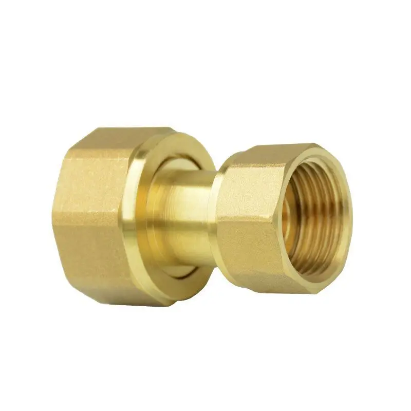Brass live connector Double inner wire/inner and outer wire live connector Plumbing accessories 4 points 20