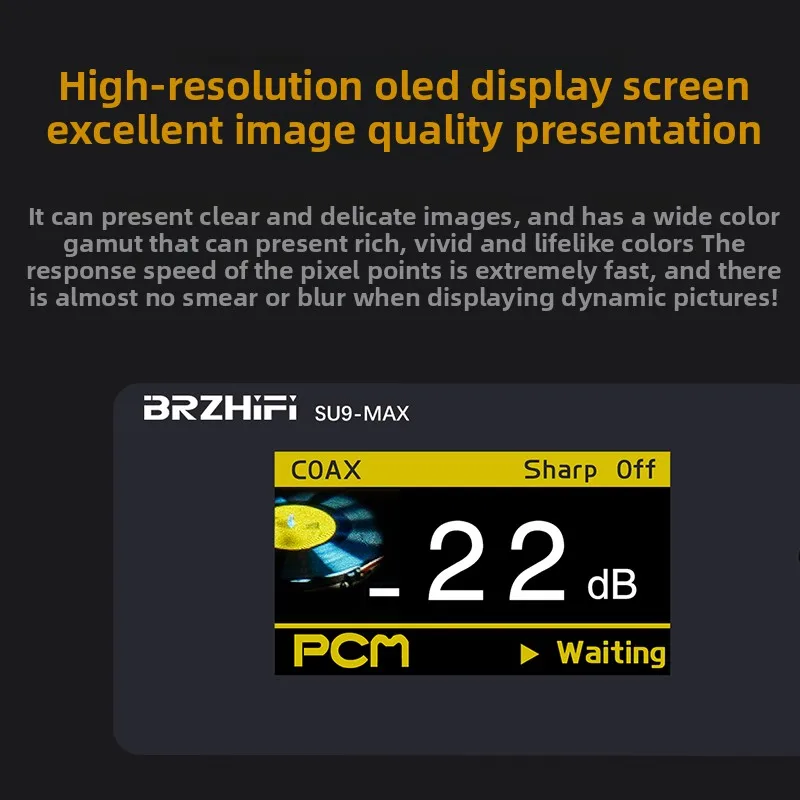 أحدث جهاز فك ترميز الحمى BRZHIFI لعام 2025 SU9MAX ROHM BD34352 بلوتوث 5.4 لسطح المكتب DAC