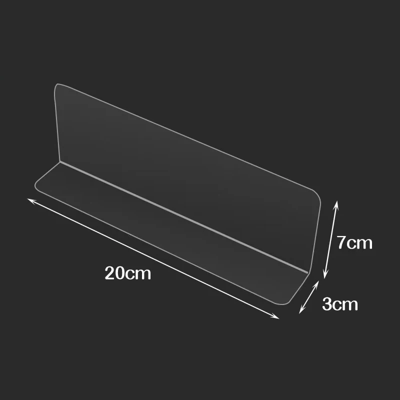 custom.L Vorm Supermarkt Acryl Plank Separator Plank Display Segregator Plank Display Divider