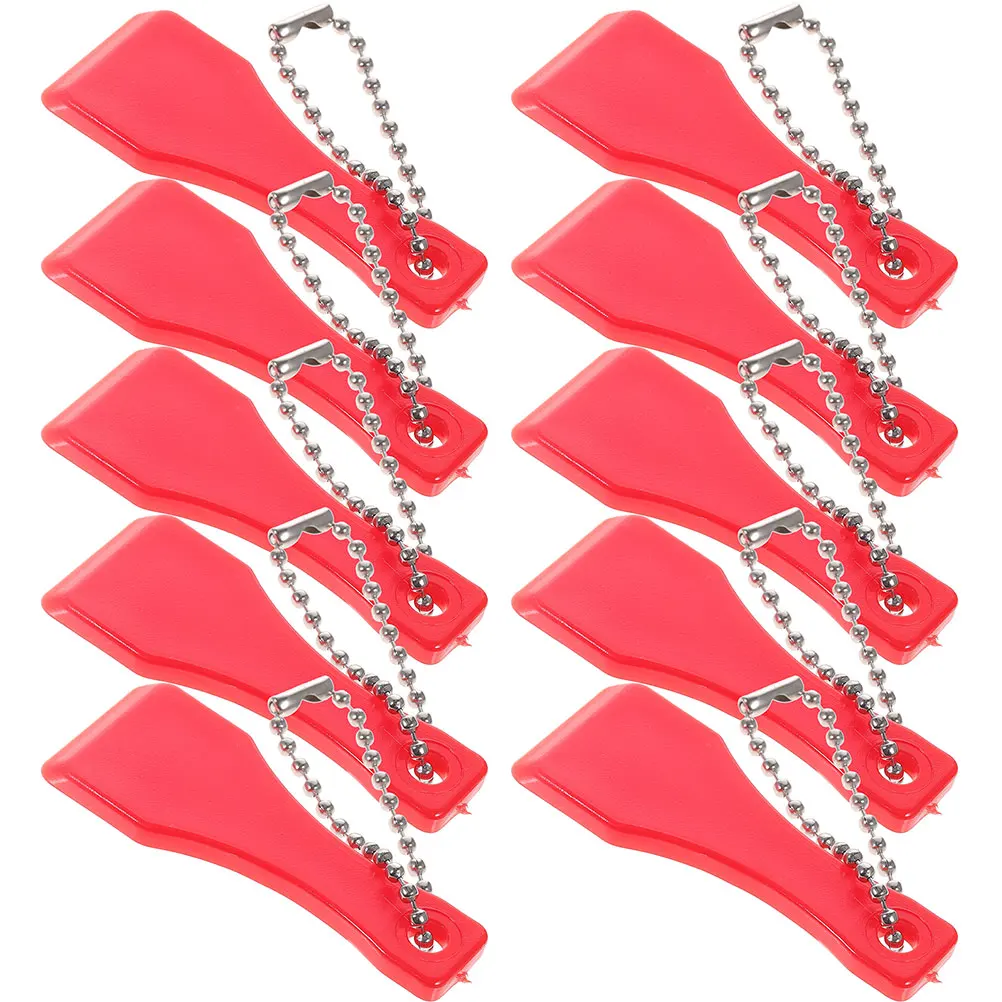 

20 Pcs Lottery Scratcher Lotto Label Scraper Tool for Ticket Keyring Hanging Keychain Card