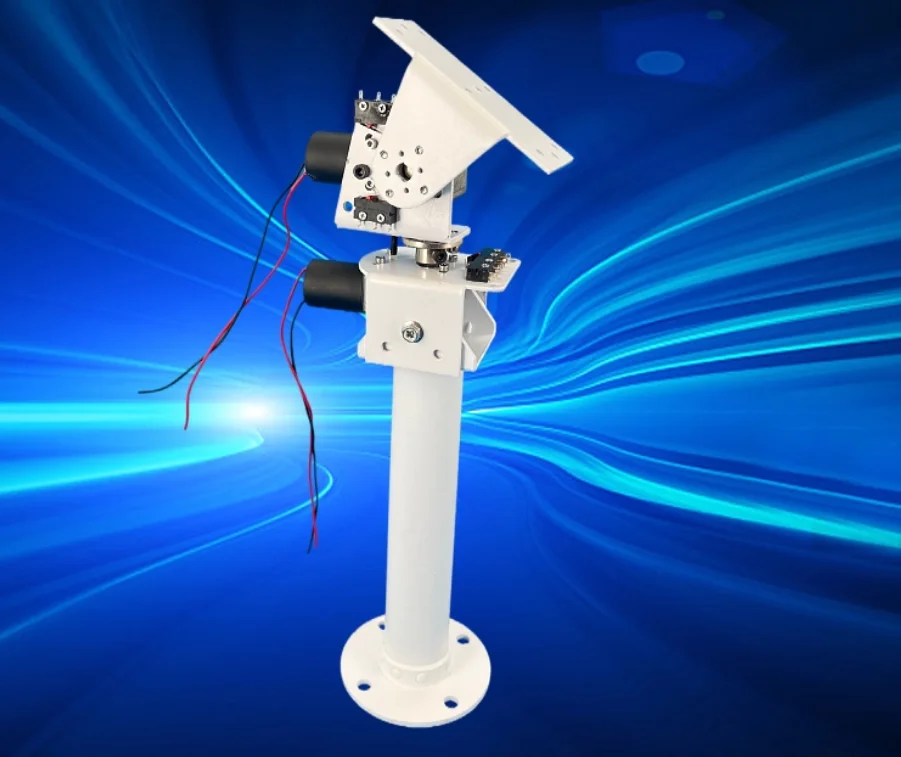 DC dual-axis gimbal, solar tracking, monitoring, robot large load and high torque all-metal X-axis Y-axis