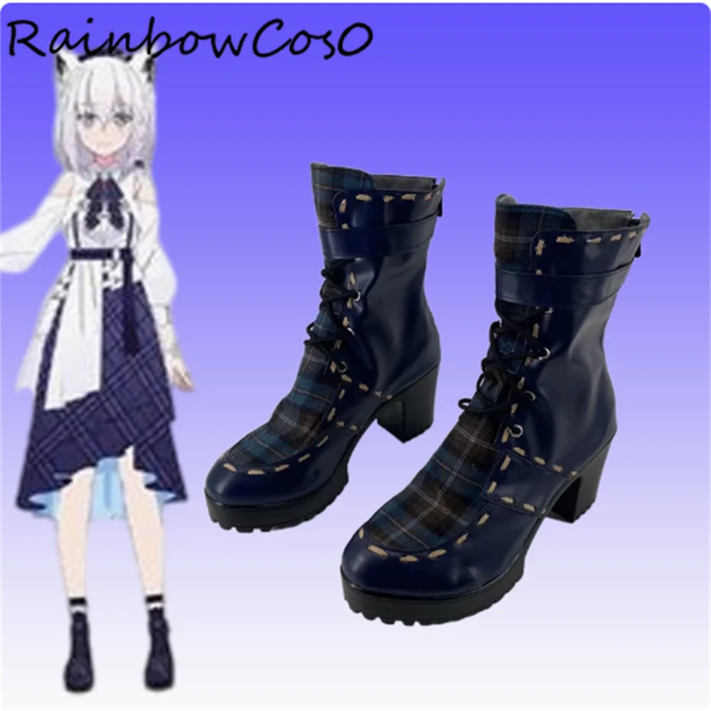 Houshou Marine hololive Blue Journey Virtual YouTuber VTuber Cosplay Shoes Boots Game Anime Halloween Christmas W4526