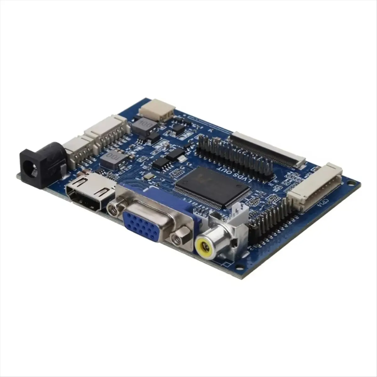 & AT27  PCB800099 LCD Screen Car GPS Display LCD Driver Board -Compatible VGA AV to TTL RGB LVDS