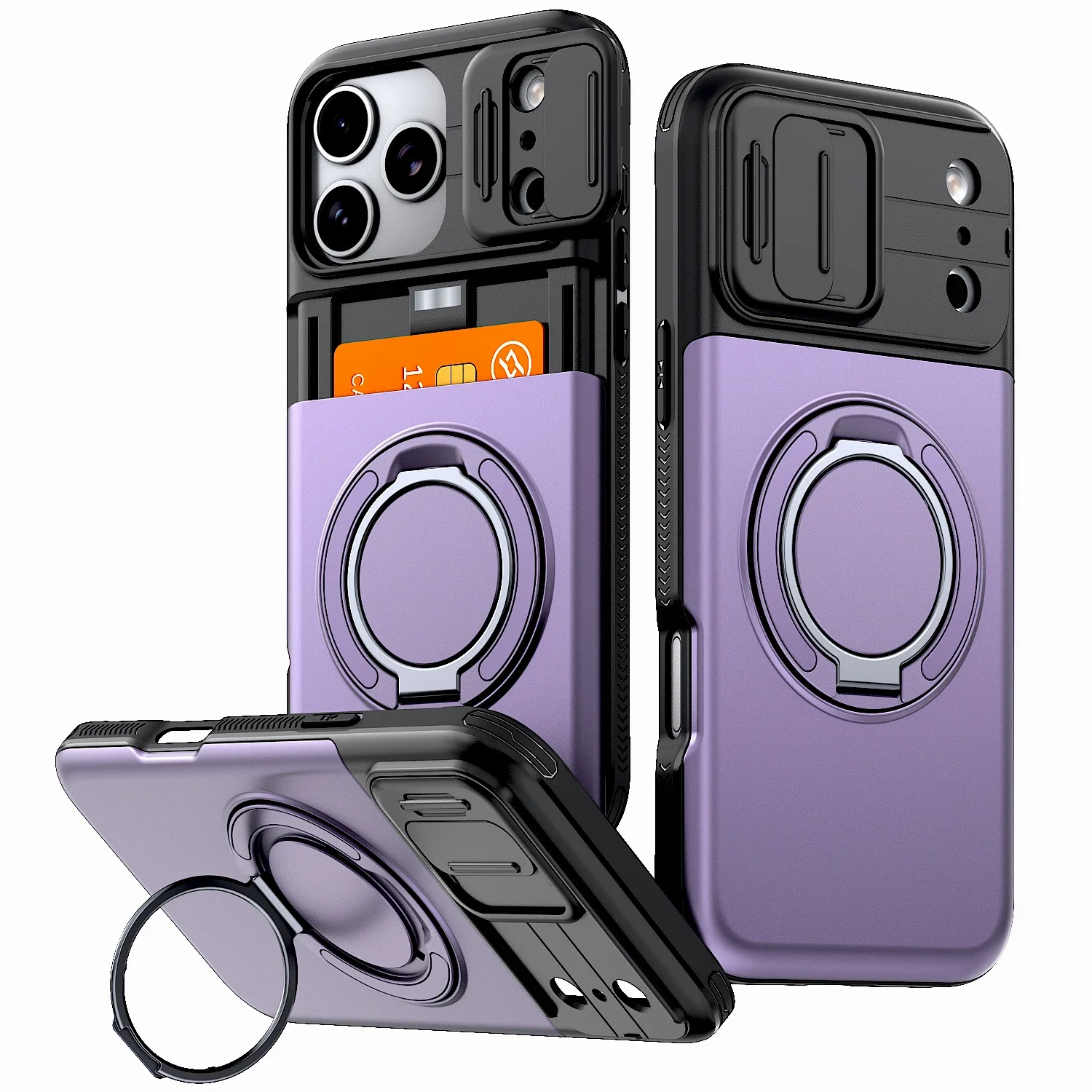 Étui portefeuille de luxe avec fente pour cartes et support pour iPhone 18 17 Pro Max 16 15 Pro 14 Plus 13 12 11 Air XR, coque arrière antichoc