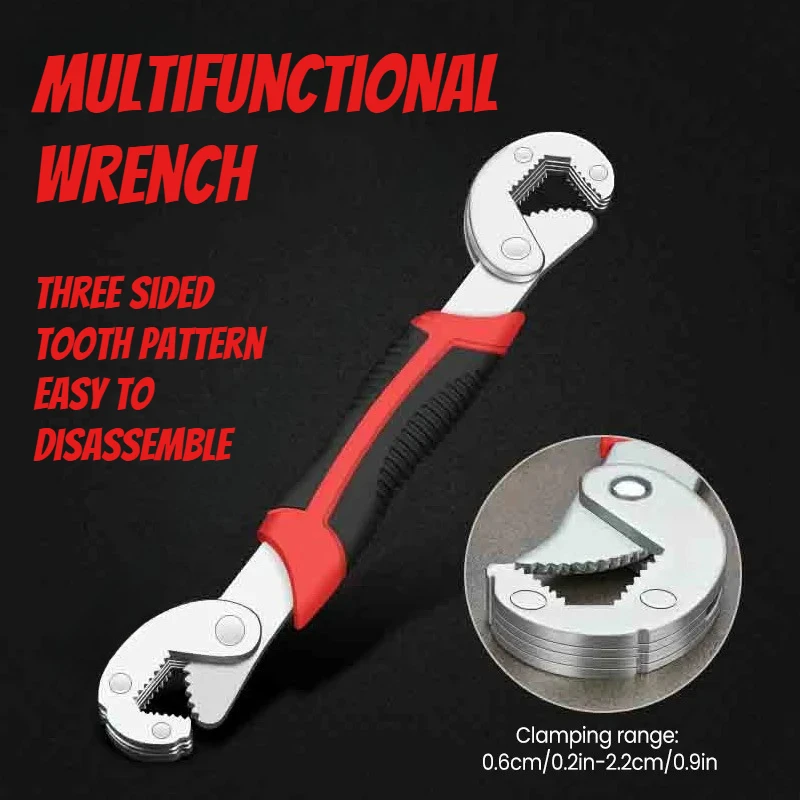 

2/1/3/4/5 PCS Universal Wrench Multifunctional Opening Wrench Adjustable Ratchet Spanner Hand Repair Tools