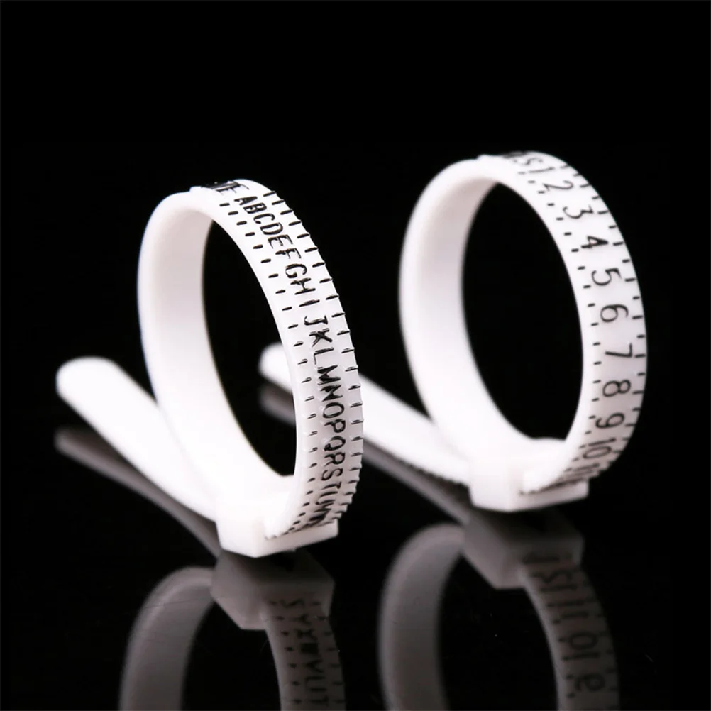 

3Pcs Jewelry Measuring Ring Set Plastic Sizer Tools for Wedding Engagement Rings Bracelet Size Test Unisex Measuring Ring Circle