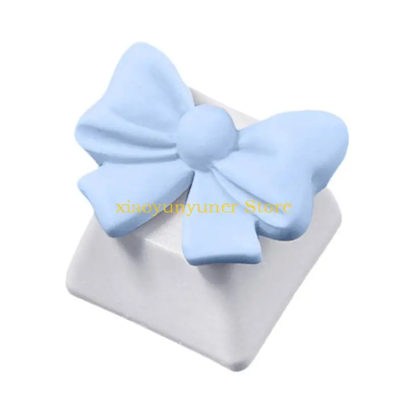 3D Mechanical Keyboards Creative Resins Bowknot Gamer Keyboards Keycaps for Office Decompression P9JB