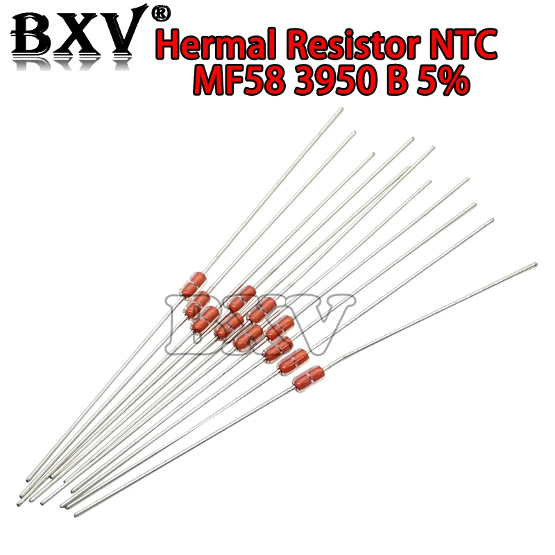 20PCS/LOT Thermal Resistor NTC MF58 3950 B 5% 1K 2K 5K 10K 20K 50K 100K 200K 500K 1M 1/2/3/5/10/K ohm R Thermistor Sensor