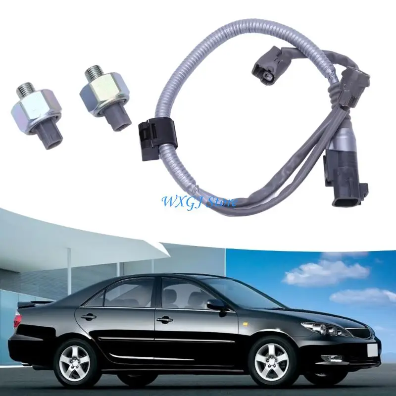 37JE Aged Harness Replacement Set Heat‑Resistant for Knock Circuits, Engine Wiring Assembly with 89615-12090 82219-07010