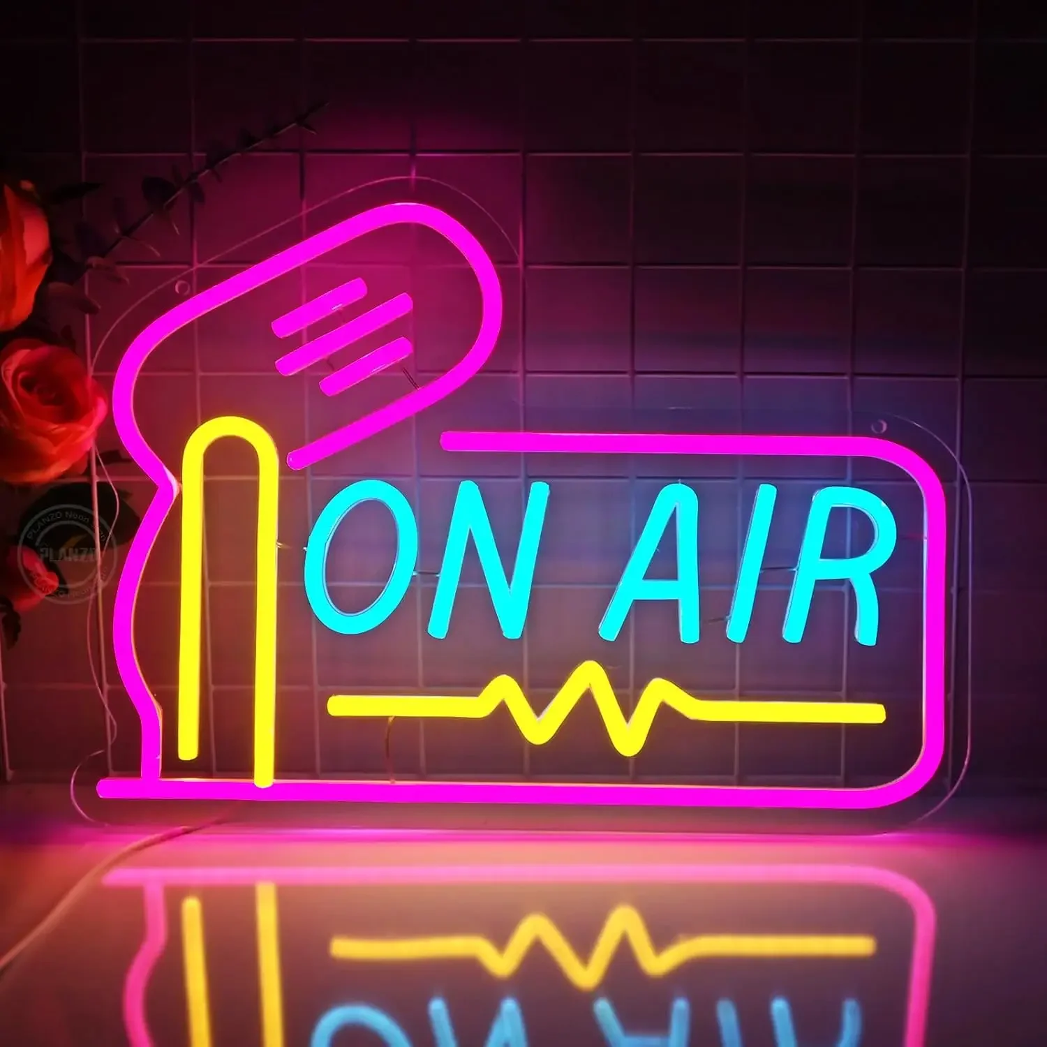 

Неоновая вывеска «On Air» для декора стен, USB-светодиодная неоновая лампа с регулировкой яркости для дня рождения, вечеринки, клуба, бара, паба, дома, мужской комнаты, гостиной