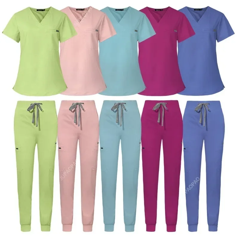 

Wholesale Operating Room Medical Uniform Scrubs Hospital Working Scrubs Set Medical Supplies Nurse Dental Surgery Suit Workwear