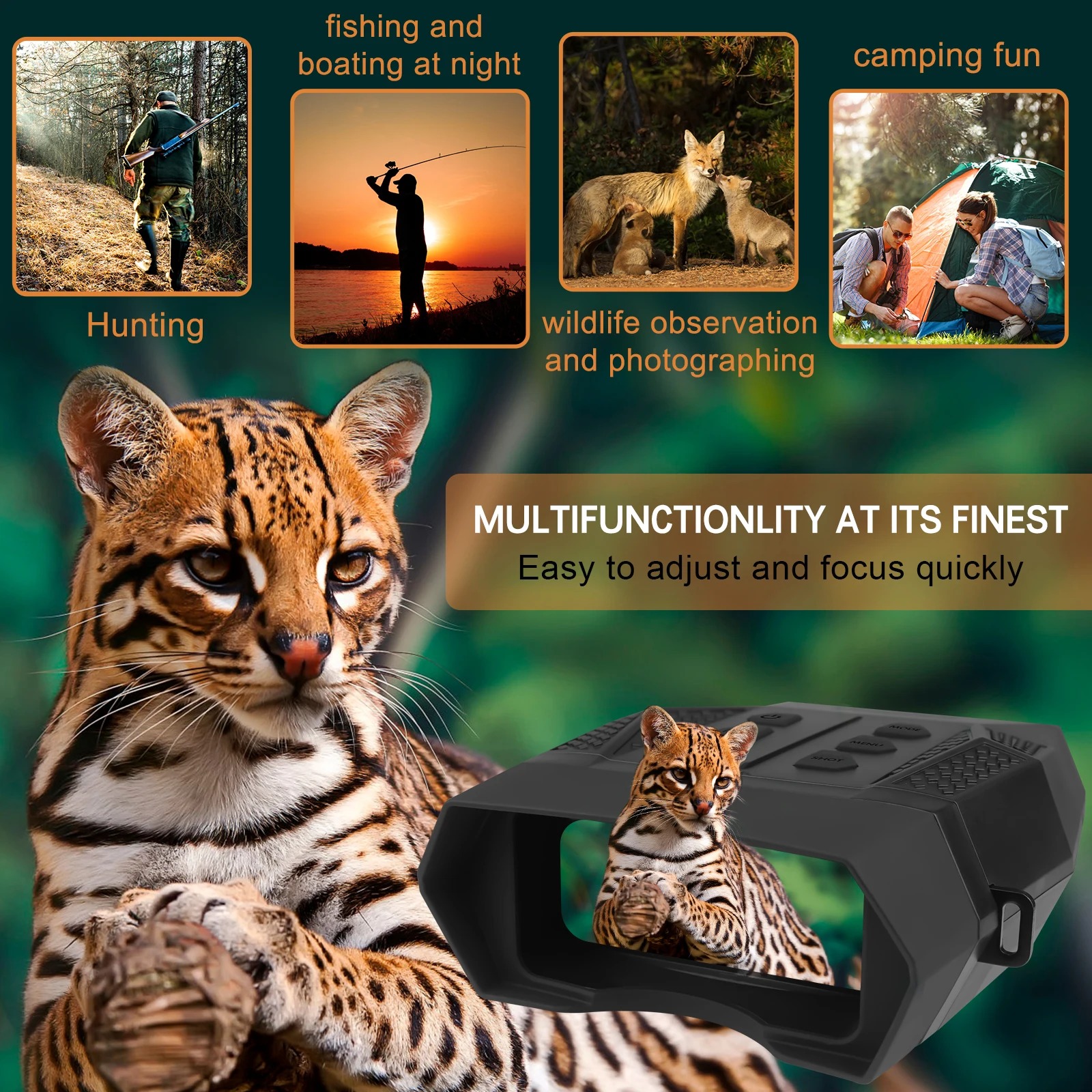 Hot Selling Full Color Super H - đánh giá và giá Night Vision Scope 4X Digital