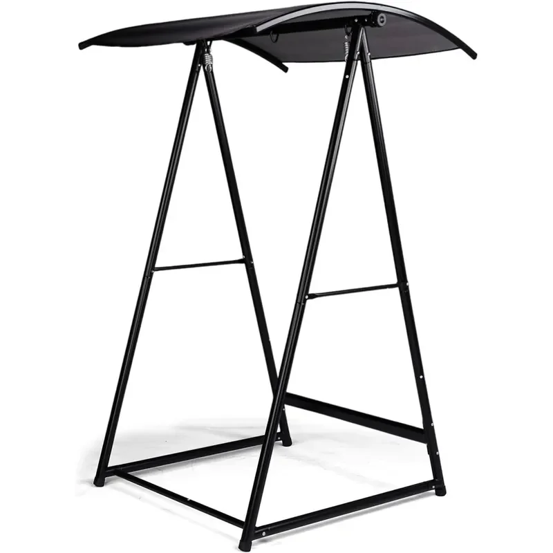 Outdoor Hammock Chair Stand with Canopy Heavy Duty Hammock Stand Only Swing Stand with 3 Hooks Max Load 660lbs Fits Most