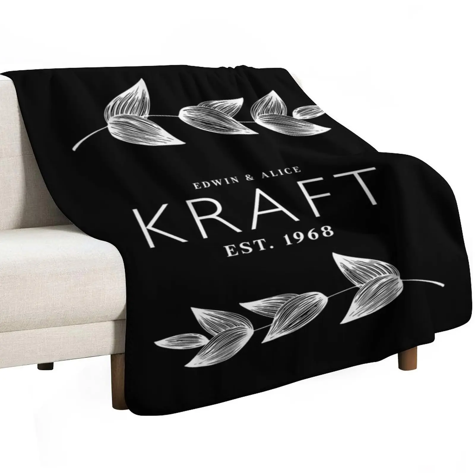 Kraft Anniversary Blanket Throw Blanket Plaid on the sofa warm winter Winter beds Hairy Cute Plaid Bed Fashionable Blankets