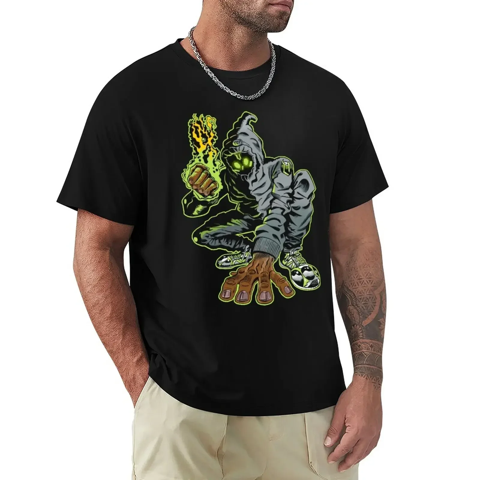 

Denzel Curry Unlocked Comic T-Shirt plus sizes summer tops graphics mens t shirts casual stylish Short Sleeve Cotton New Arrival