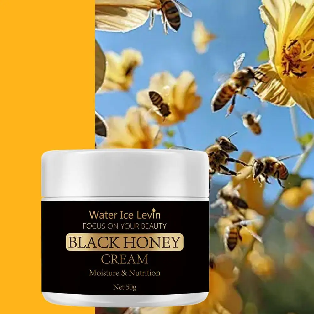 50g Black Honey Cream Wrinkle Remover Face Cream Firming Lifting Skin Fade Fine Lines Moisturizing Whitening Skin Care