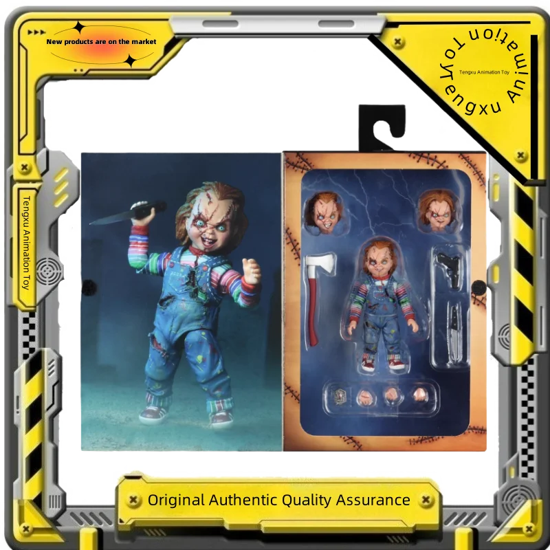 

NECA Figure Bride of Chucky Ultimate Chucky Action Figure PVC Collectible Model Toys Joint Movable Doll Christmas Gift for Kids
