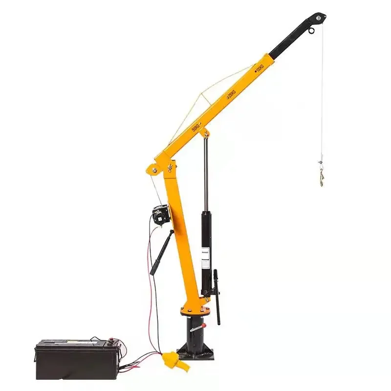 Vehicle-mounted crane 12v24v truck-mounted crane 500 kg 1 ton car  cantilever  small truck hoist