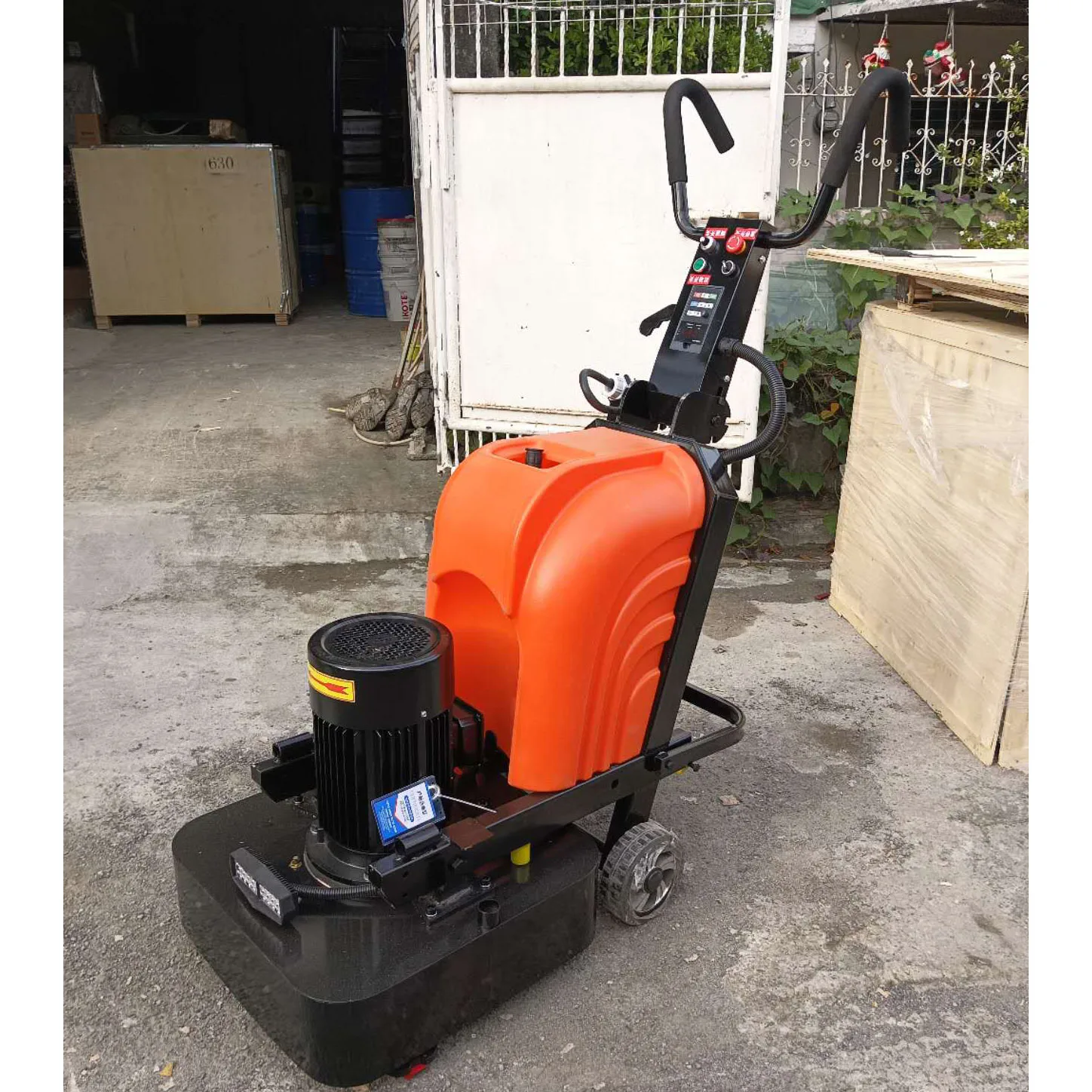

12 Disc Walk Behind Concrete Floor Grinder Floor Grinder Concrete 630 Concrete Floor Grinding Machine