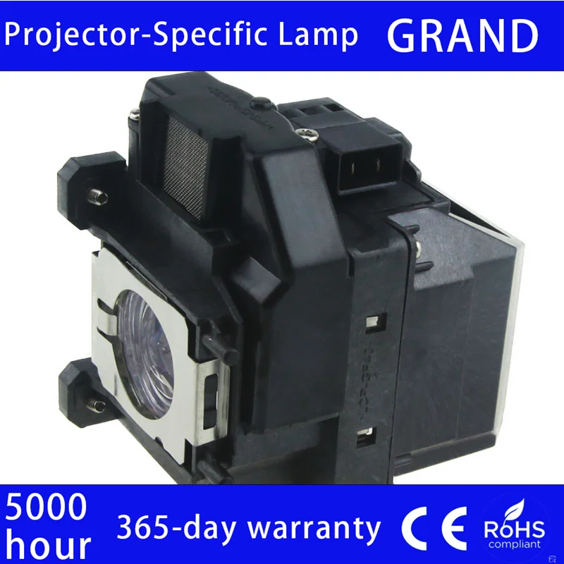 ELPLP67 Сменная лампа для домашнего кинотеатра Epson PowerLite 750HD 710HD 500 600 EX5210 EX7210 EB-X11, лампа для проектора, гарантия 1 год