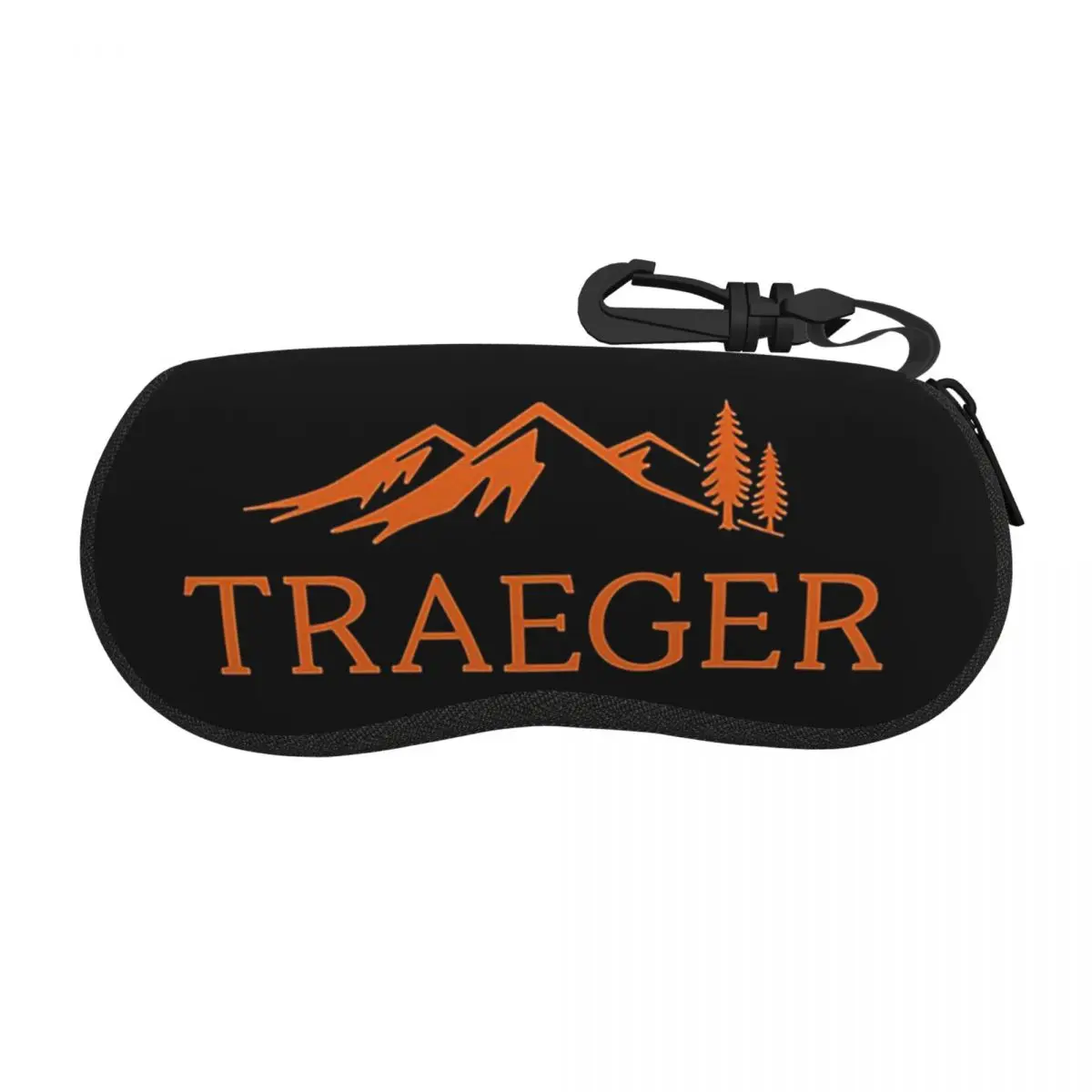 

Traeger Pellet Grill Smoke BBQ Essential Shell Glasses Case Protective Sunglasses Box Women Men Soft Eyeglasses Bag Pouch