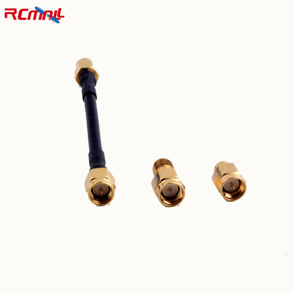 Antena de remendo de alimentação tripla de 5,8 GHz 9,4dBi Circularl direcional SMA com conectores para drone RC de corrida FPV