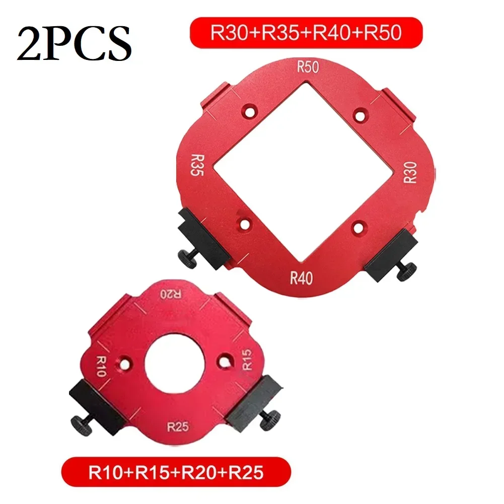 Router Template Guide Router Bit Arc Alloy Material Clear Scales For Accuracy Compact And Lightweight Easy To Use