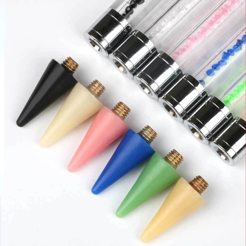 Rhinestone Wax Pen Head for Nail Art Gem Picker Tool,Replacement Tip for Rhinestone Picker Wax Pencil For Rhinestone Nail Tools