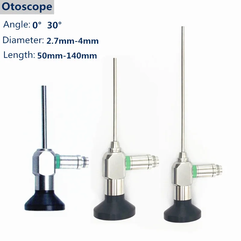 HD Rigid Endoscope Otoscopy Ear Endoscopy Camera Diameter 2.7mm 3mm 4mm / 0 30 degree Otoscope