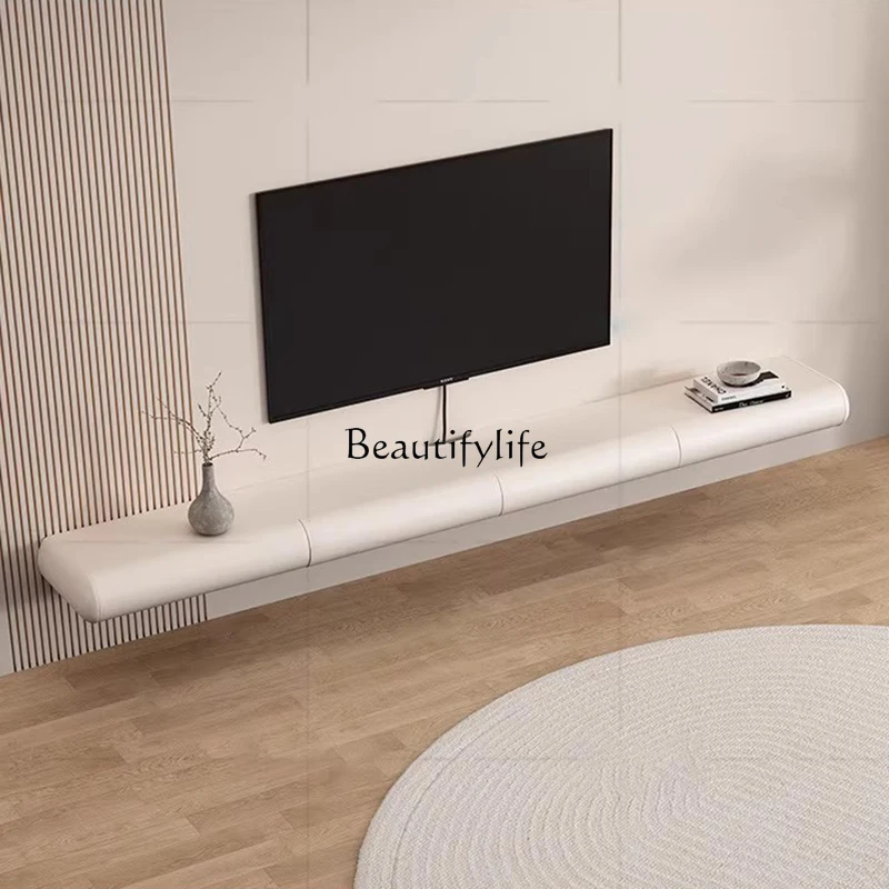 European Minimalist Tv Stand Multifunctional Modern Living Room Floating Tv Stand With Drawers Glamour Mueble Salón Tv Furniture
