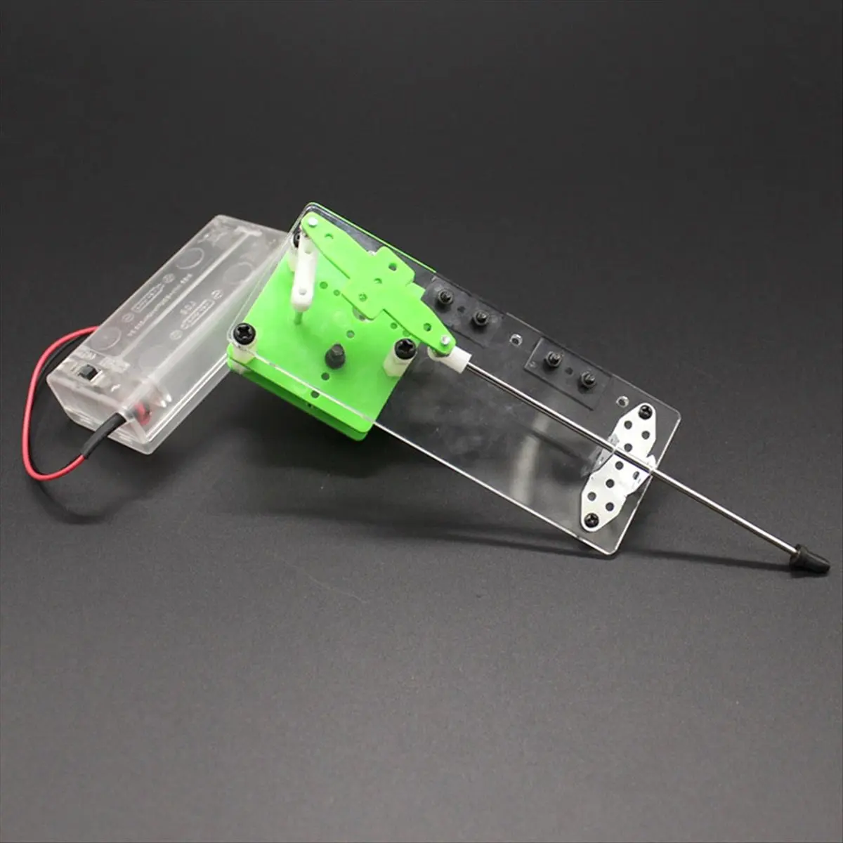 #21J Mini Reciprocating Linear Motion Model Push Rod Telescopic DIY,Mini Telescopic Linear Actuator,(Plastic+Metal)