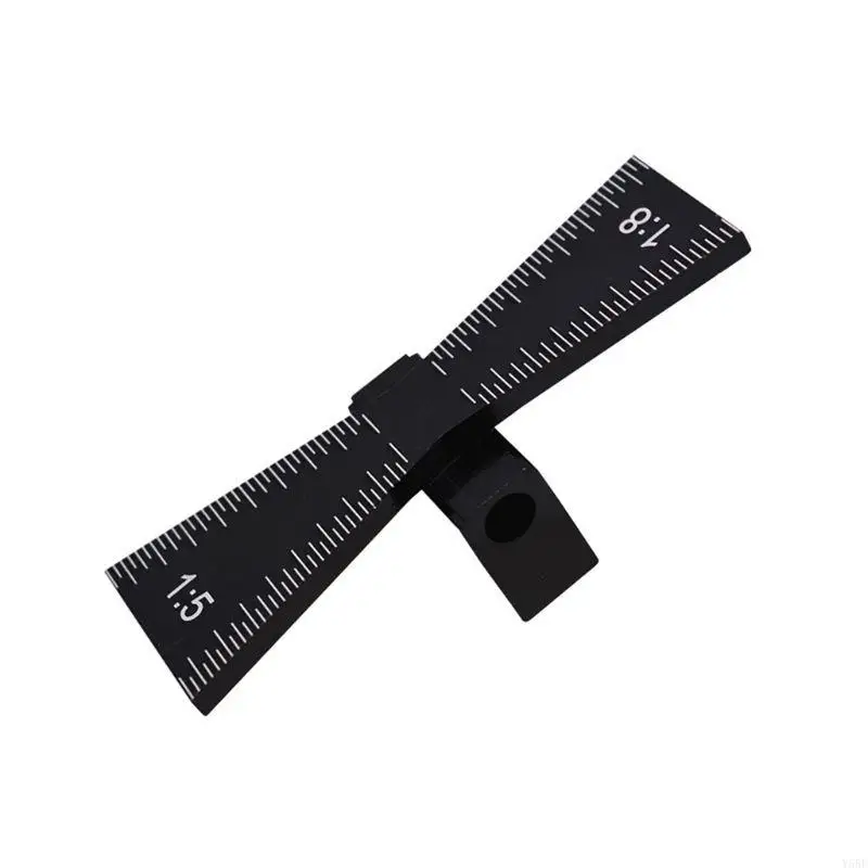 Y55E Walet Ekor Dovetail Dovetail Aluminium Paduan Potong Tangan Kayu Panduan Meter Meter
