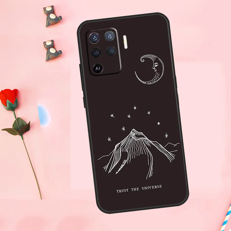 Witches Moon Witchy Mystery Totem Back Cover For OPPO A5 A9 2020 Case For OPPO A94 A74 A54 A31 A53 A53S A83 A91 A52 A72 A15