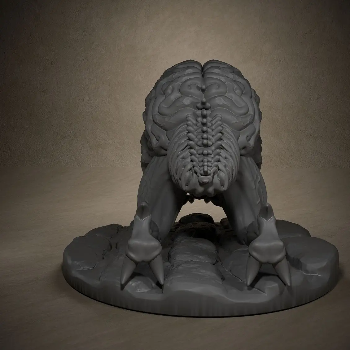 Wisdom Devourer Model Resin Sculpture White Figurine Board Game War Chess Pieces DIY Coloring Self-assembly Miniatures