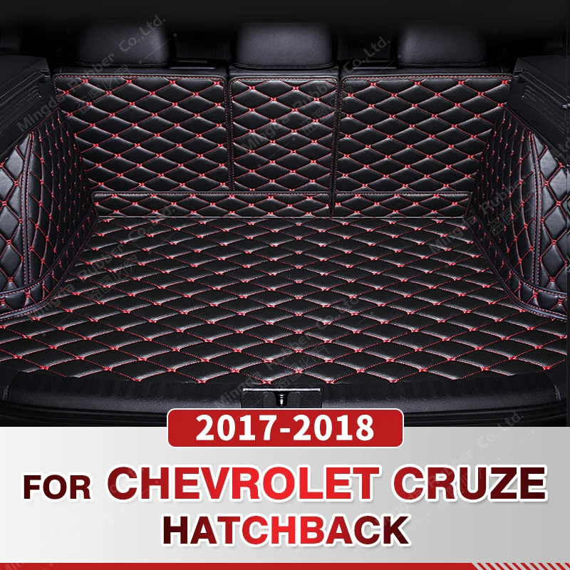 

Auto Full Coverage Trunk Mat For Chevrolet Cruze Hatchback 2017 2018 Car Boot Cover Pad Cargo Interior Protector Accessories