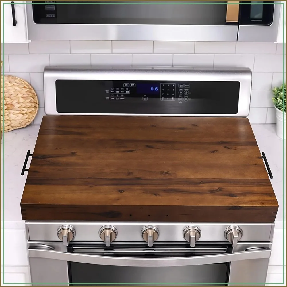 

Stove Top Covers for Electric Stove 30x22 inch, Acacia Wood Noodle Board for Gas Stovetop, Sink Cutting Board